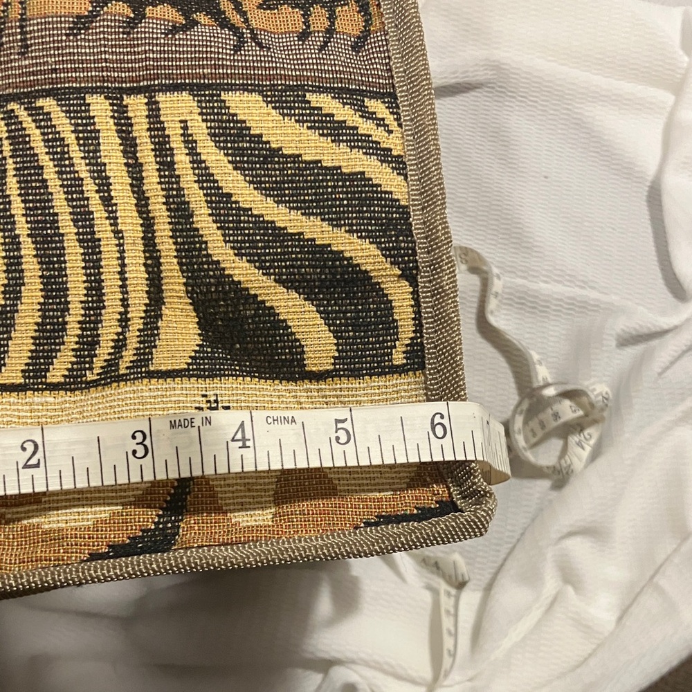Jade Safari Animal-Print Canvas Tote in Brown and Black - Picture 7 of 7